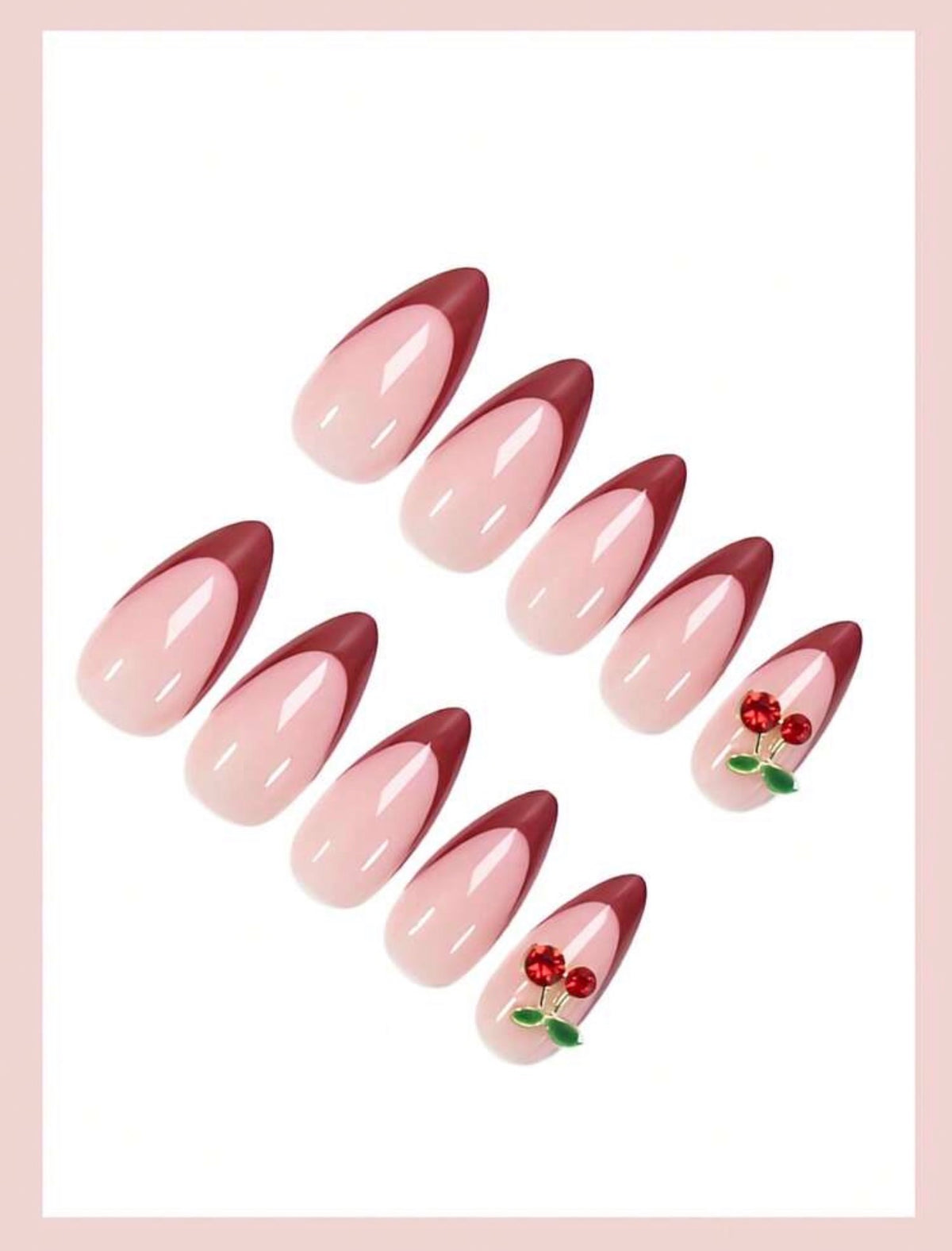 Press-On Nails – Cherry Kiss