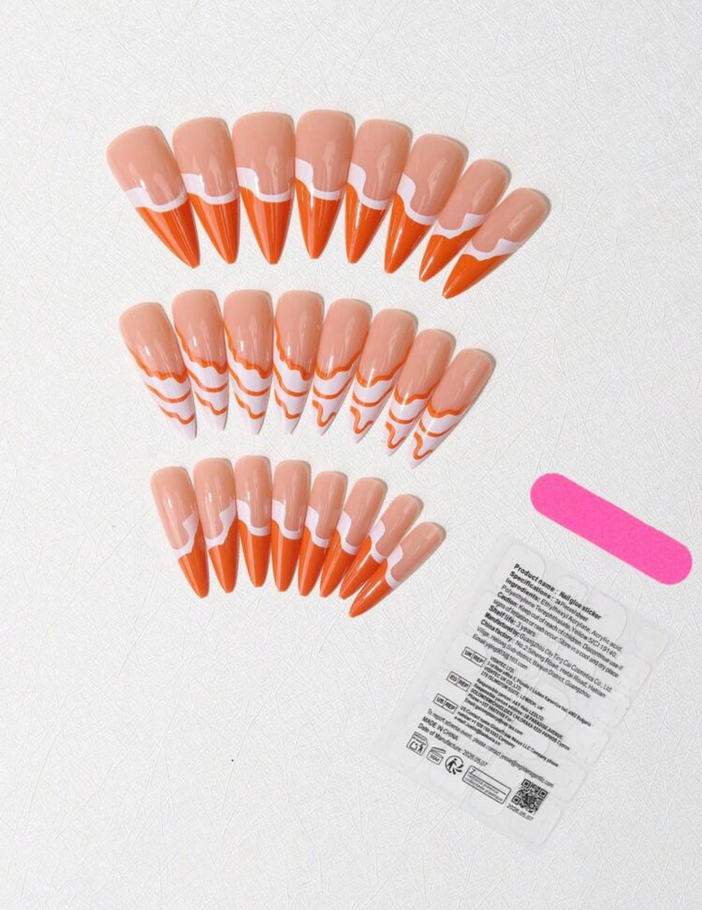 Press-On Nails – Sunset Vibes