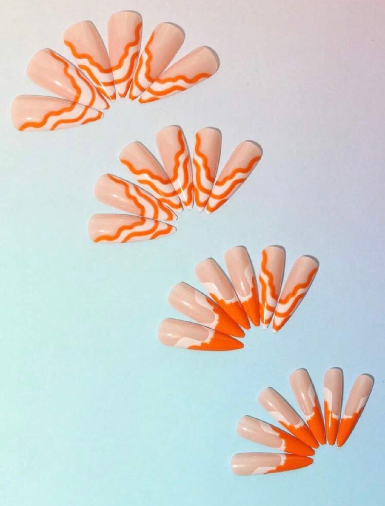 Press-On Nails – Sunset Vibes