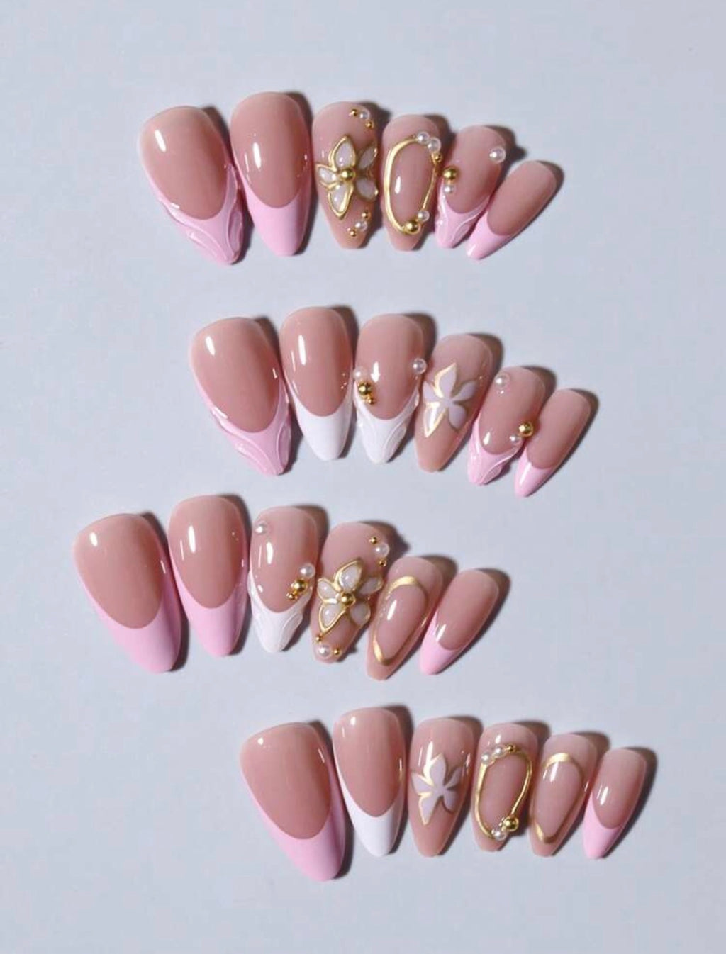 Press-On Nails – Perle Rosée