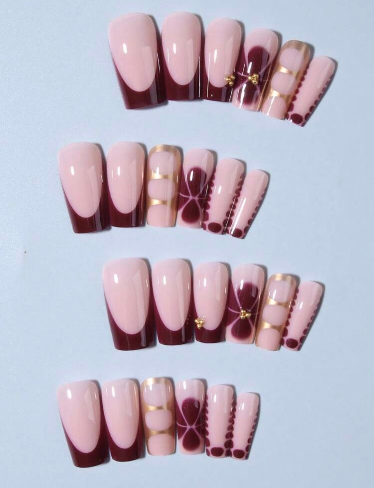 Press-On Nails – Mocha Élégance