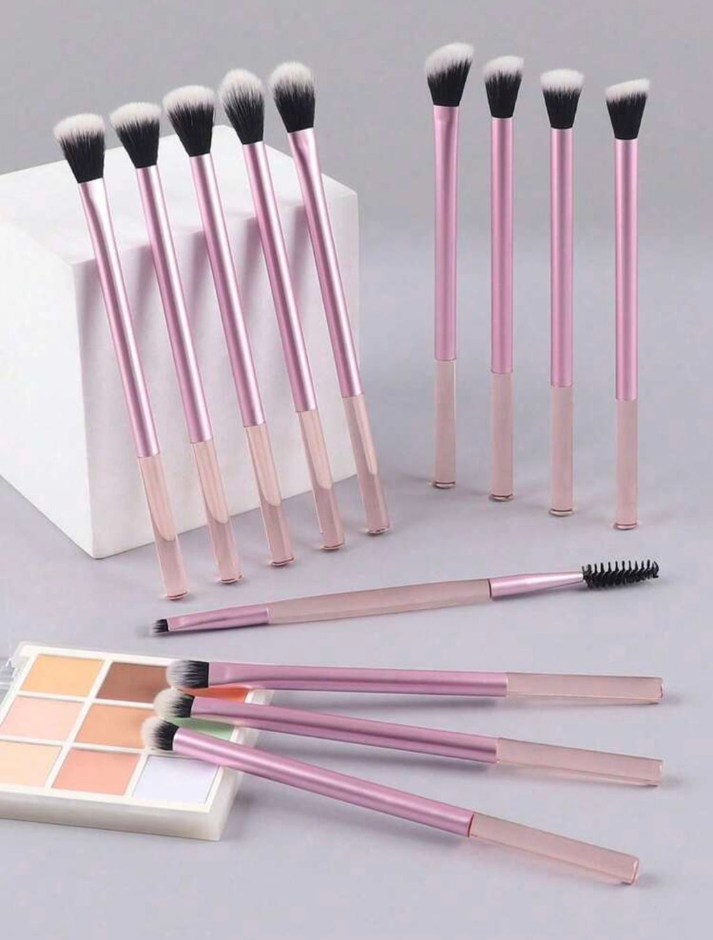 Rose Glam Brush Set