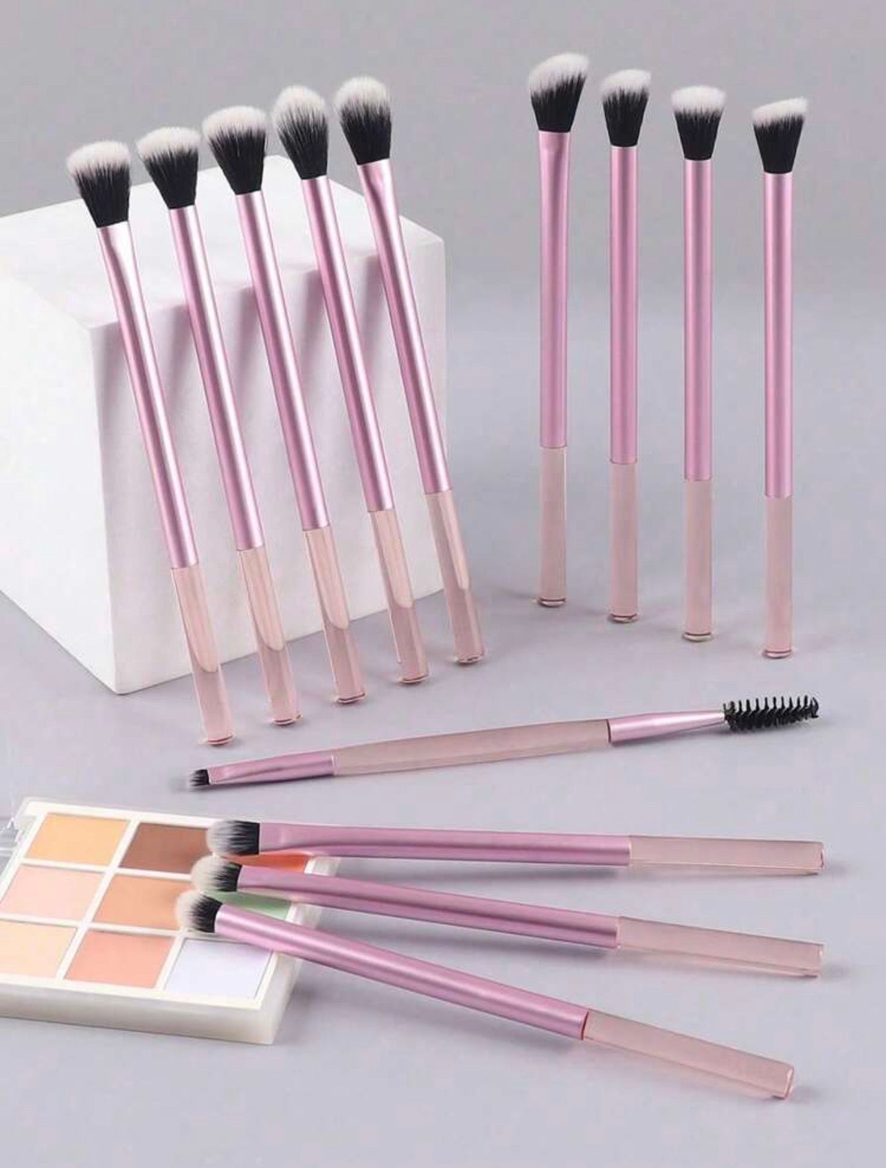 Rose Glam Brush Set