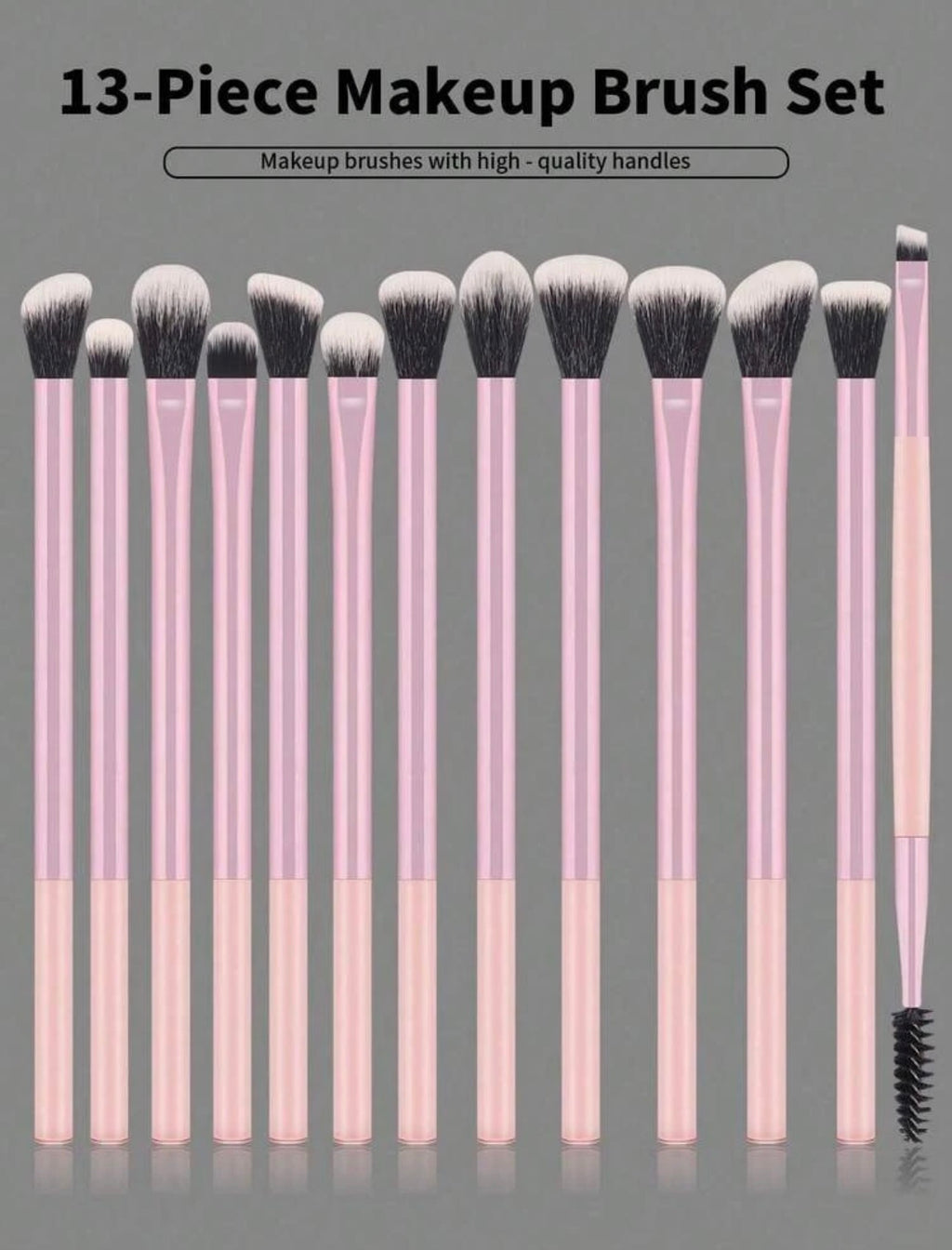 Rose Glam Brush Set
