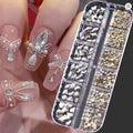Kit de strass et décorations 3D pour Nail Art