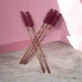 Brosses Cils & Sourcils rose 10 piéces